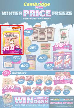 Cambridge Food Gauteng : Winter Price Freeze (25 June - 8 July 2018), page 1
