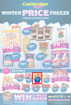 Cambridge Food Gauteng : Winter Price Freeze (25 June - 8 July 2018), page 1