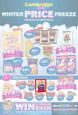 Cambridge Food Gauteng : Winter Price Freeze (25 June - 8 July 2018), page 1