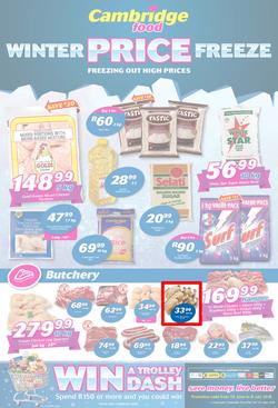 Cambridge Food Gauteng : Winter Price Freeze (25 June - 8 July 2018), page 1