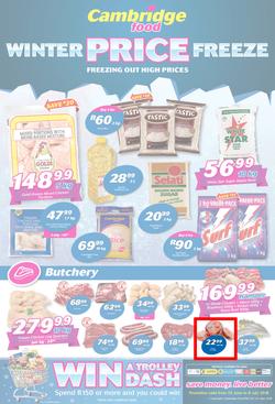 Cambridge Food Gauteng : Winter Price Freeze (25 June - 8 July 2018), page 1