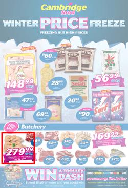 Cambridge Food Gauteng : Winter Price Freeze (25 June - 8 July 2018), page 1