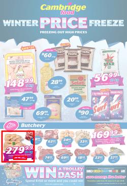 Cambridge Food Gauteng : Winter Price Freeze (25 June - 8 July 2018), page 1