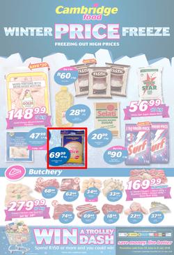 Cambridge Food Gauteng : Winter Price Freeze (25 June - 8 July 2018), page 1