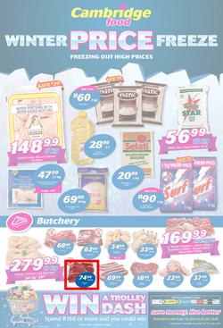 Cambridge Food Gauteng : Winter Price Freeze (25 June - 8 July 2018), page 1