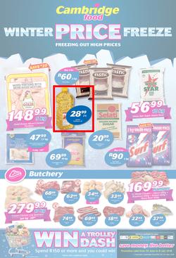 Cambridge Food Gauteng : Winter Price Freeze (25 June - 8 July 2018), page 1