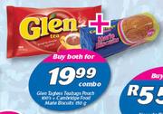 Glen Tagless Teabags Pouch 100's+Cambridge Food Marie Biscuits 150g-For Both