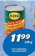 Koo Chakalaka-410g Each