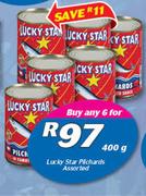 Lucky Star Pilchards-6x400g