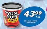 Yum Yum Smooth Peanut Butter-1kg