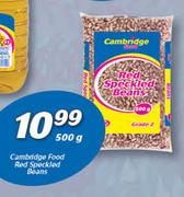 Cambridge Food Red Speckled Beans-500g