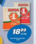 Iwisa Maize Samp/ Rice-2.5kg Each