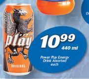 Power Play Energy Drink-440Ml Each