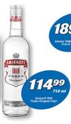 Smirnoff 1818 Vodka Original Only-750Ml