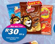 Simba Potato Chips-3x125g Each