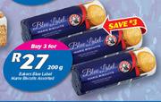 Bakers Blue Lable Marie Biscuits-3x200g Each