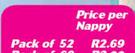 Pampers Nappy Pants Pack Of 52-Per Nappy