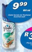 Glade Secrets Air Freshener Assorted-180ml