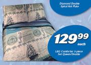 L&G Comforter 3 Piece Set Queen/Double-Each