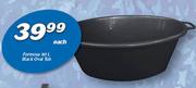 Formosa 90Ltr Black Oval Tub