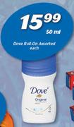 Dove Roll-On Assorted-50ml
