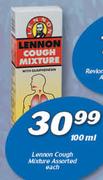 Lennon Cough Mixture Assorted-100ml