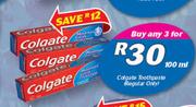 Colgate Toothpaste (Regular Only)-3x100ml