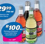 Namaqua Diamond Coast Perle Wine Assorted-4 x 1L