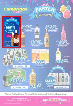 Cambridge Liquor Gauteng : Easter Carnival (11 Apr - 23 Apr 2019), page 1