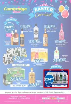 Cambridge Liquor Gauteng : Easter Carnival (11 Apr - 23 Apr 2019), page 1