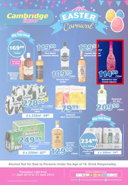 Cambridge Liquor Gauteng : Easter Carnival (11 Apr - 23 Apr 2019), page 1