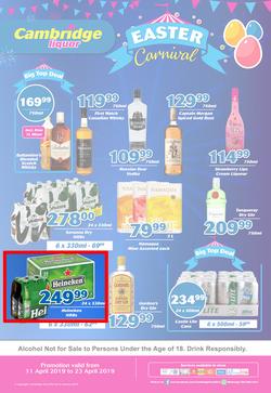 Cambridge Liquor Gauteng : Easter Carnival (11 Apr - 23 Apr 2019), page 1