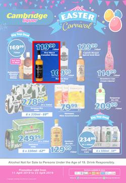 Cambridge Liquor Gauteng : Easter Carnival (11 Apr - 23 Apr 2019), page 1