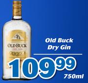 Old Buck Dry Gin-750ml