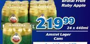 Amstel Lager Cans-6x440ml