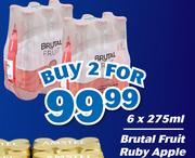 Brutal Fruit Ruby Apple 6 x 275ml-For 2