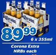 Corona Extra NRBs-6 x 355ml Each