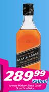 Johnny Walker Black Label Scotch Whisky-750ml