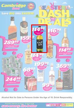 Cambridge Liquor Gauteng : Dash For Deals (20 March - 26 March 2018), page 1