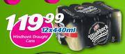 Windhoek Draught Cans-12 x 440ml