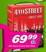 4th Street Sweet Red Wine-3Ltr