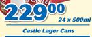 Castle Lager Cans-24 x 500ml