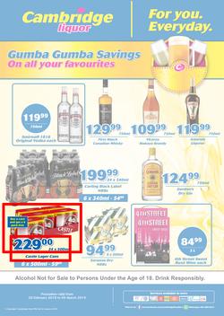 Cambridge Liquor Gauteng : Feb Month End (20 Feb - 5 March 2019), page 1
