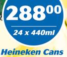 Heineken Cans-24 x 440ml