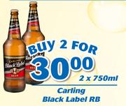 Carling Black Label NRB-2 x 750ml