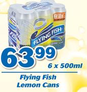 Flying Fish Lemon Cans-6 x 500ml