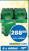 Heineken Cans-6 x 440ml