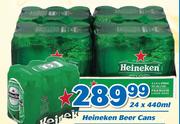 Heineken Beer Cans-24x440ml