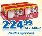 Castle Lager Cans-6x500ml