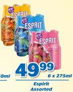Espirit Assorted-6x275ml Per Pack